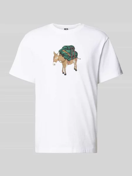 T-shirt z nadrukiem z motywem model DONKEY TAXI' The North Face biała