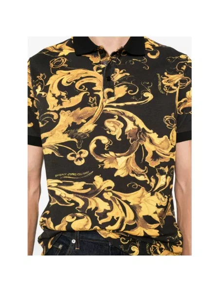 Koszulka polo Versace Jeans Couture z nadrukiem