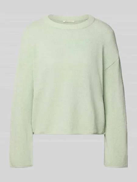 Sweter z dzianiny o kroju relaxed fit z dekoltem w łódkę Tom Tailor Denim