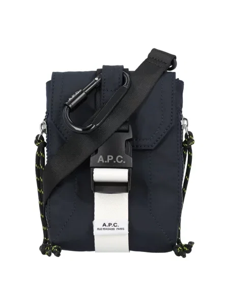 Torba crossbody A.p.c. niebieska