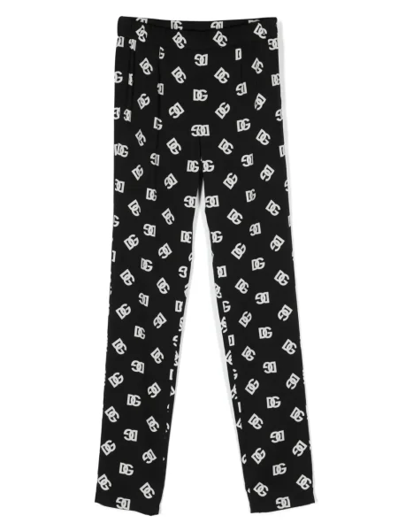 Legginsy dziecięce Dolce And Gabbana czarne