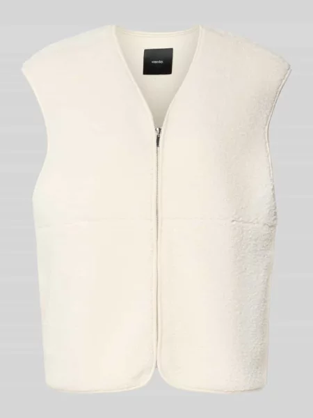 Someday kamizelka z pluszowego futra Uliv Kobiety Sztuczne włókno jednolity 36 biały