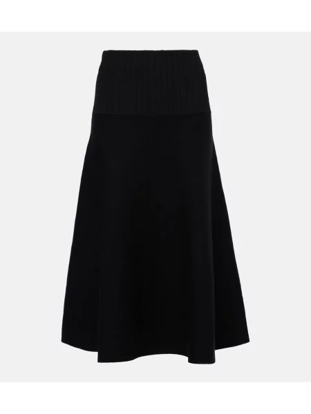 Fustă midi Proenza Schouler până la genunchi alb