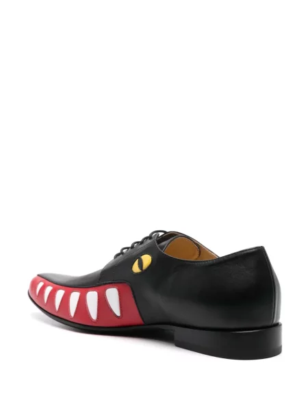 Σκαρπίνια oxford Walter Van Beirendonck υφαίνω διαγωνίως μαύρο