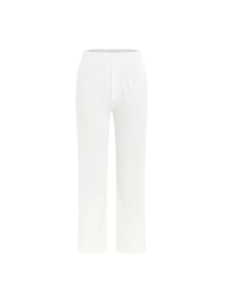 Spodnie Eterne retro białe