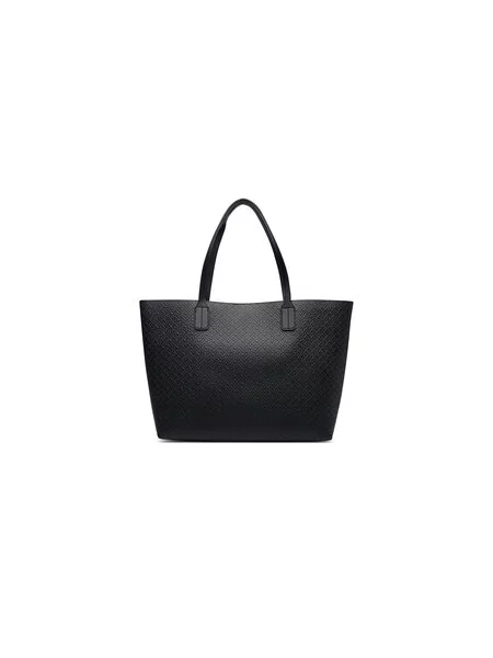 Kabelka Tommy Hilfiger Th Icon Tote Mono čierna