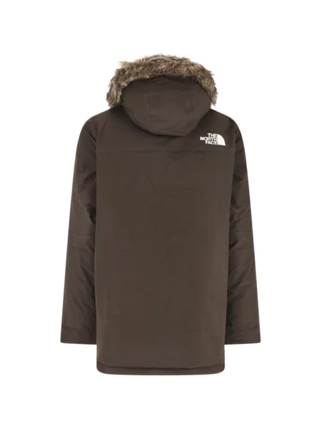Parka The North Face hnedá
