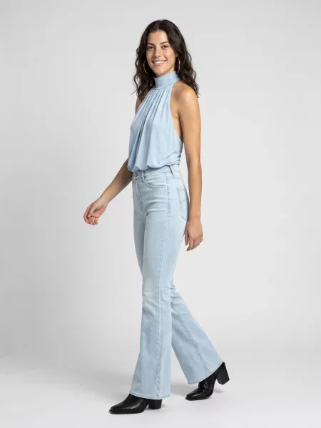 Blugi evazați Levi's® evazate albastru