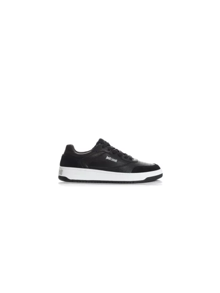 Sneakersy Just Cavalli skórzane czarne