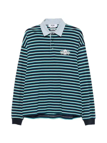 Tricou polo Msgm albastru