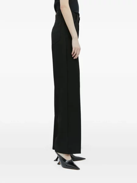 Разкроени панталон Jil Sander черно