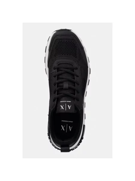 Dzianinowe sneakersy Armani Exchange czarne