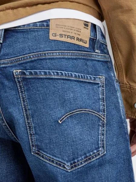 Прямі джинси G-star Raw сині