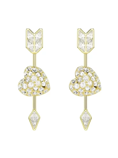 Kolczyki Swarovski żółte
