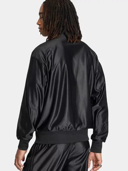 Adidas Originals mikina na pánska Firebird Metallic čierna