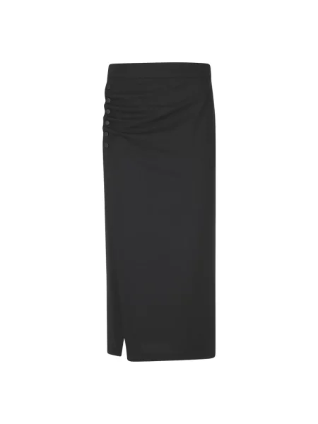 Spódnica midi Emporio Armani czarna