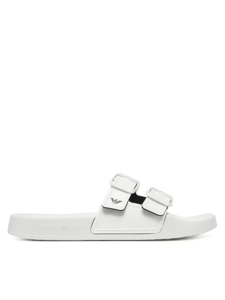 Papuci Emporio Armani alb