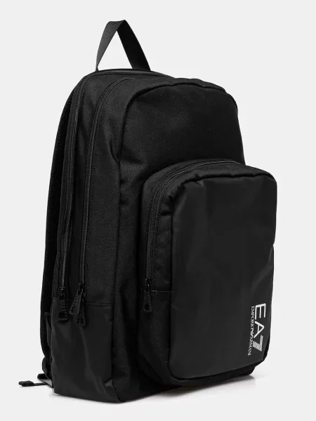Рюкзак Emporio Armani великий однотонний чорний