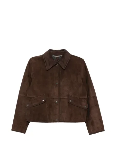 Gulerat geanta de piele The Jackie Leathers maro