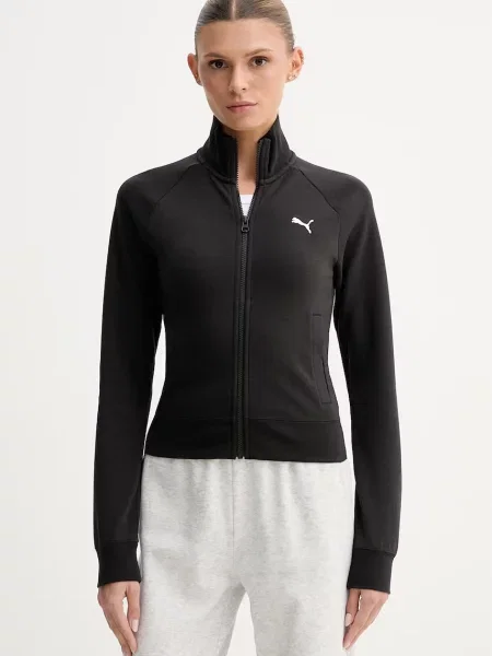 Puma bluza rozpinana Essentials Slim czarna