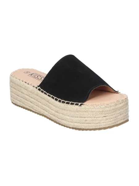 Espadrilky Kissia čierna