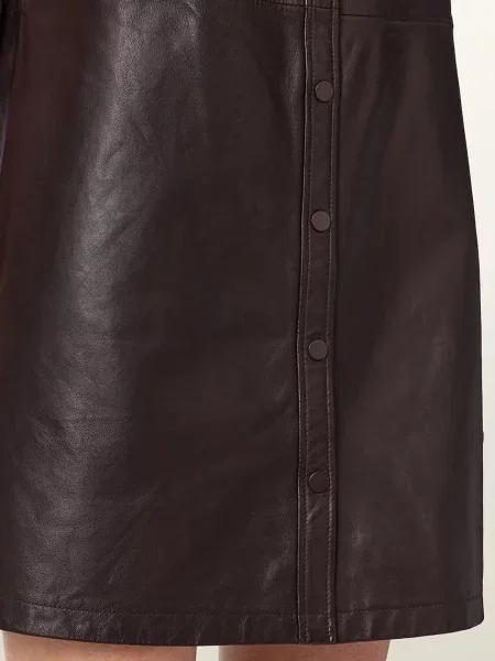 Кожаное платье Allsaints