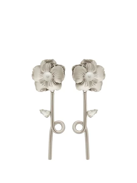 Cercei Simone Rocha argintiu