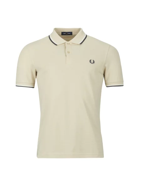 Polo majica Fred Perry s kratkimi rokavi bež