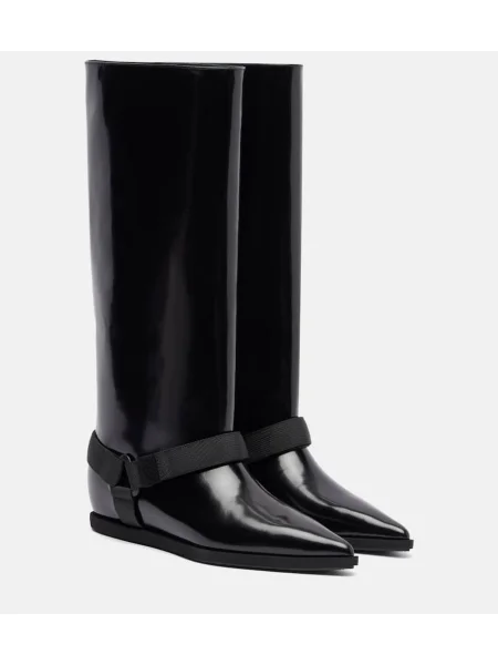 Cizme Sacai din piele negru