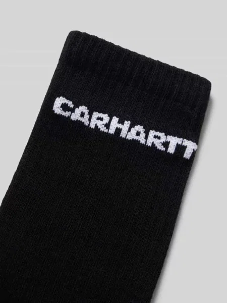 Skarpety Carhartt Work In Progress z logo czarne