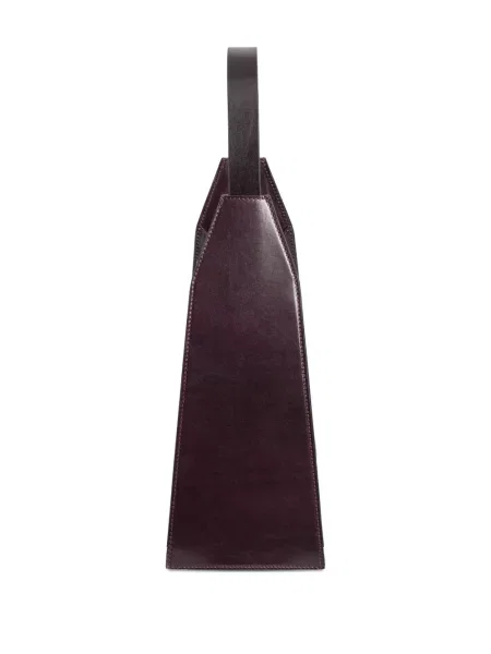 Geanta de piele Merryl Tielman din piele violet