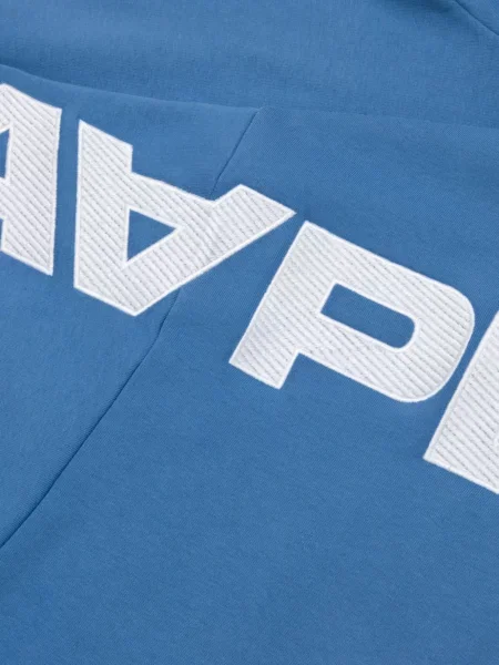 Pulover Aape By A Bathing Ape cu autograf albastru