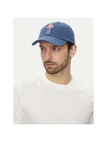 Шапка с козирка Polo Ralph Lauren тъмносиньо