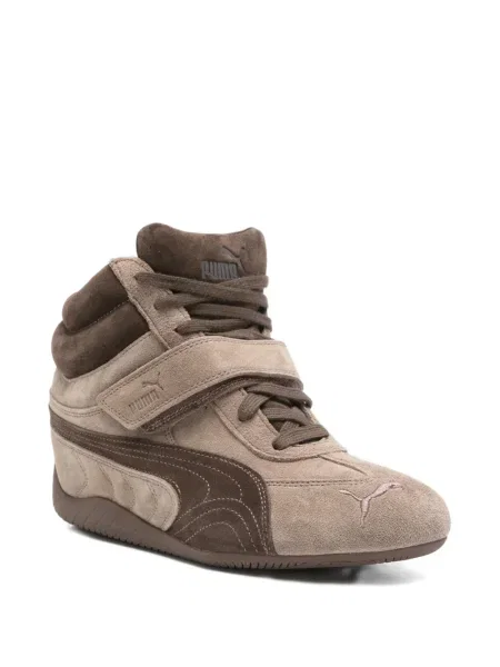 Маратонки Puma с клин ток сиво