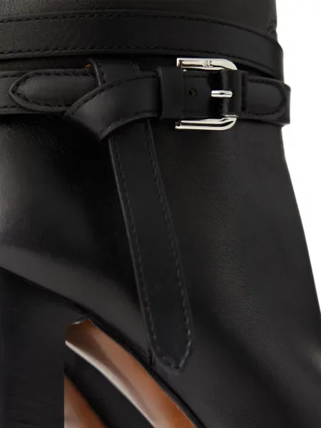 Botine Ralph Lauren Collection cu cataramă negru