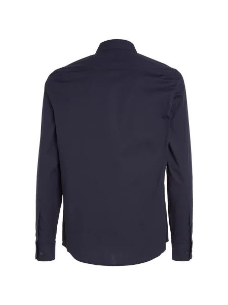 Traper košulja Calvin Klein Jeans puplin plava