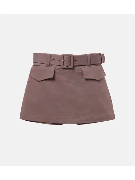 Pantaloni scurți Self-portrait maro