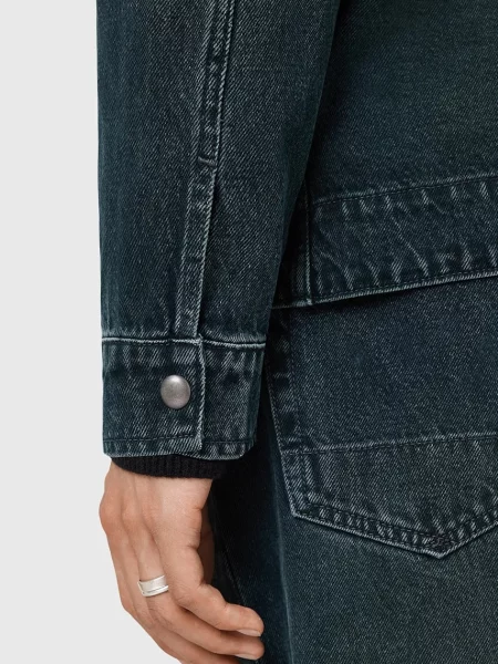 Джинсовая куртка Allsaints синяя