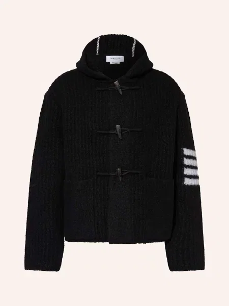 Thom Browne. Kardigan schwarz czarny