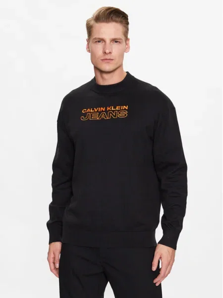 Calvin Klein Jeans Pulover negru