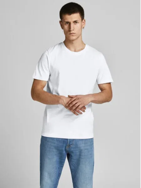 JACK & JONES Tricou negru alb