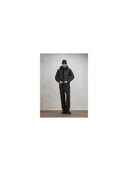 Pánska bunda Blauer USA Charles black inside mist grey čierna