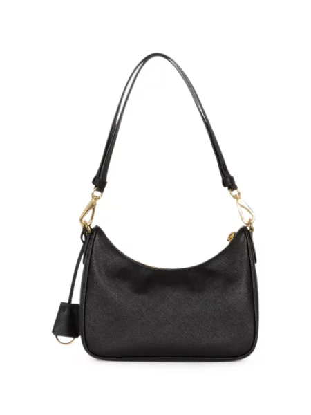 Colier Prada din piele negru
