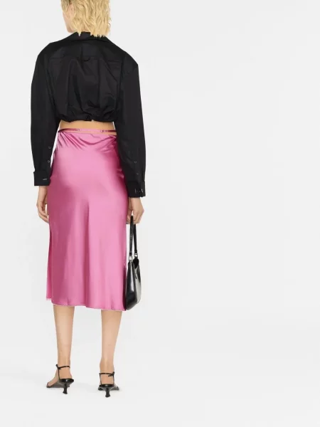Palaidinė be rankovių Jacquemus apkarpytas juoda