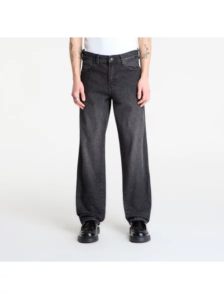 Jeansy Dickies Relaxed Straight Work Jeans Black Washed czarne