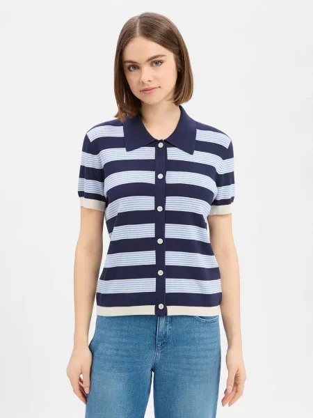 JOOP! koszula z dzianiny Kasha Kobiety Sztuczne włókno w 34 niebieski