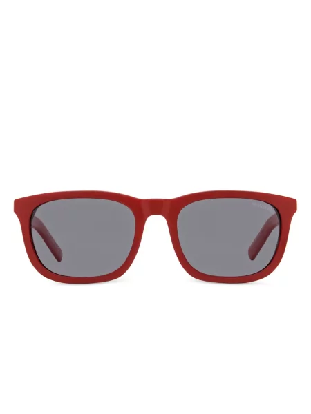 Okulary przeciwsłoneczne Moncler Eyewear czerwone