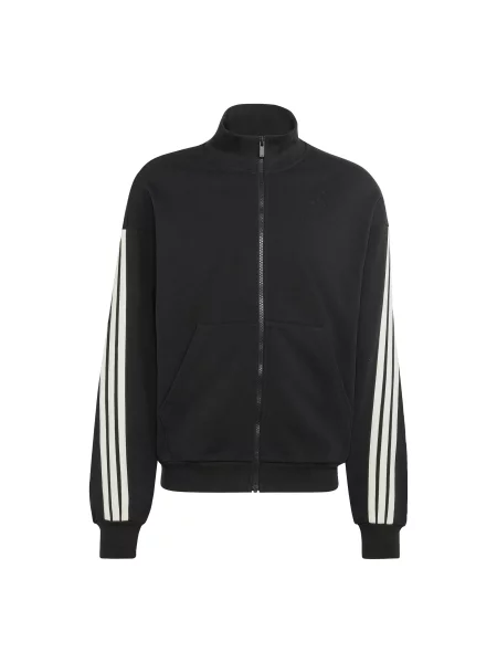 ADIDAS SPORTSWEAR Hanorac sport adidas KIT Track negru alb
