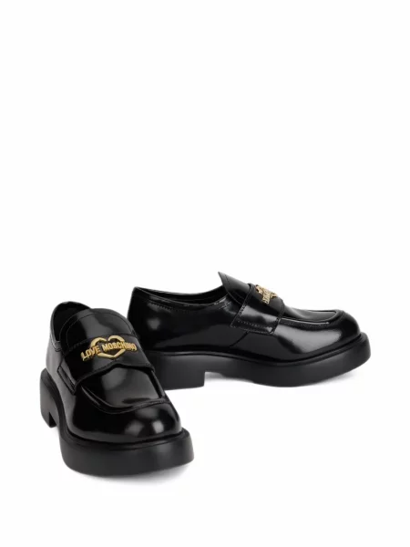 Лоуфъри Love Moschino с автограф черно