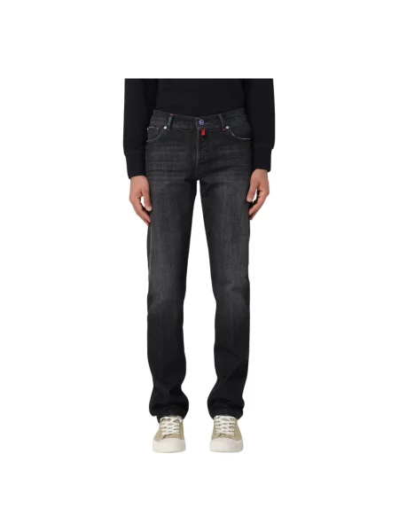 Jeansy Kiton czarne